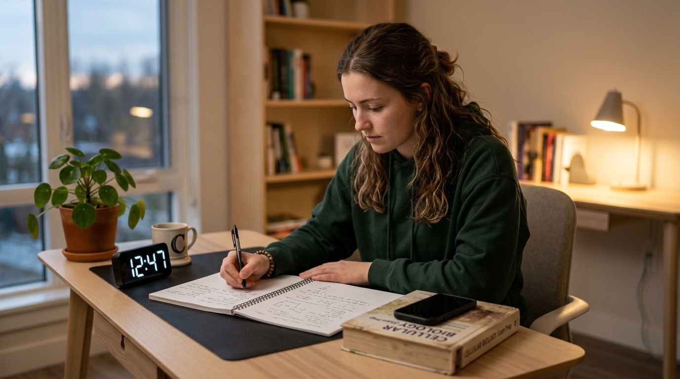 15-Minute Emergency Study Routine: A Simple Focus Plan for Exam Days When Your Mind Spirals