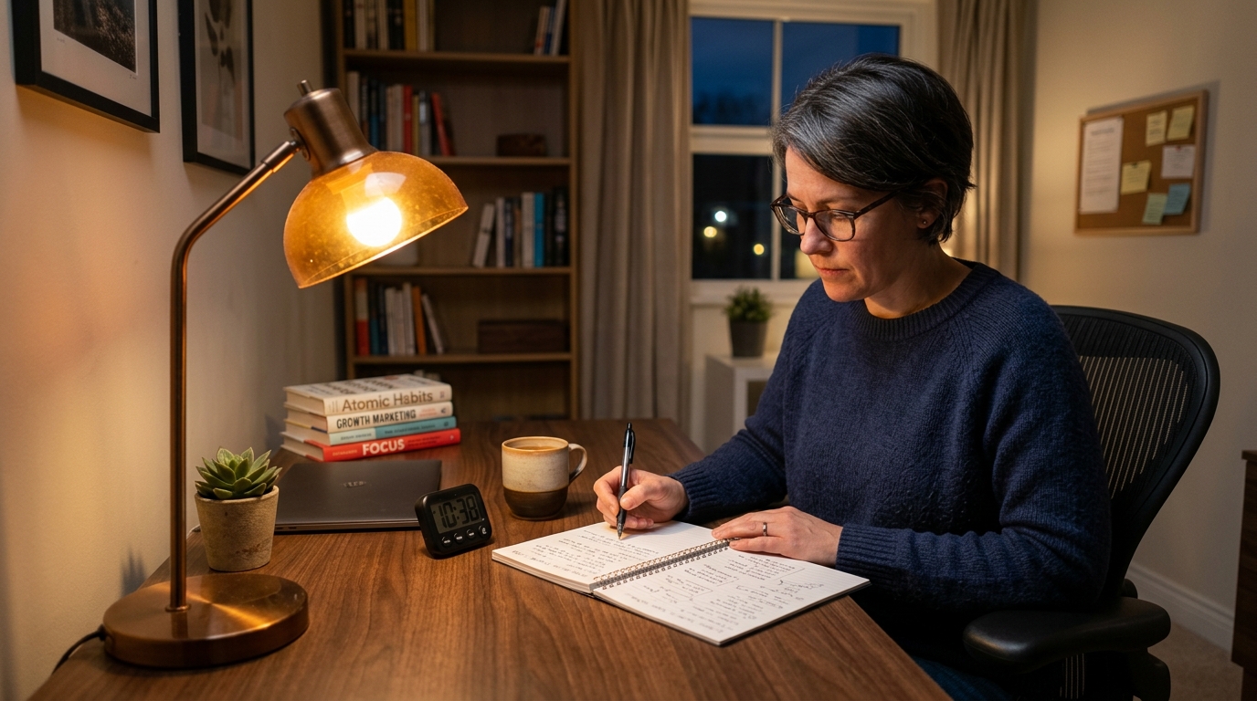 15-Minute Evening Study Routine for Busy Office Workers