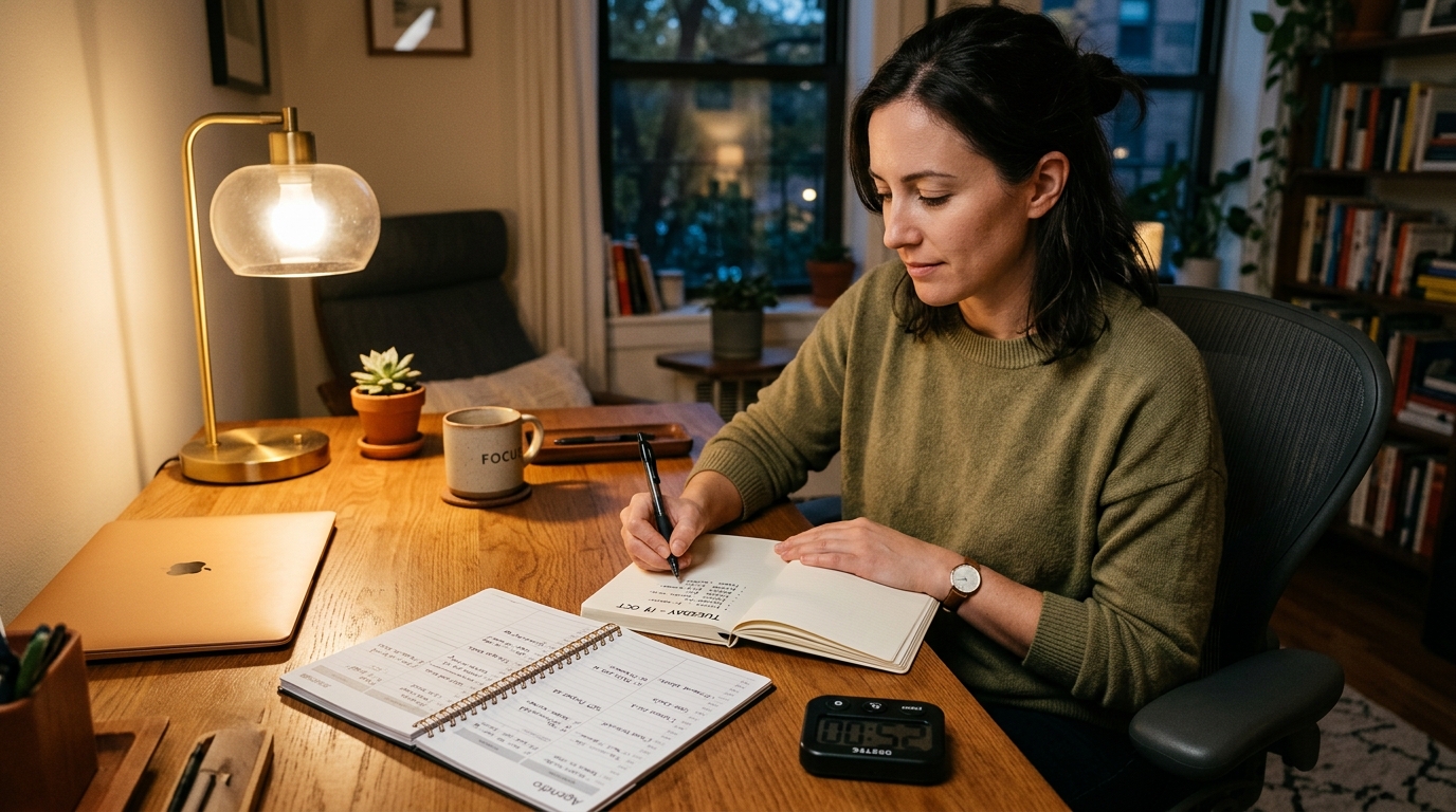 15-Minute Study + 5-Minute Review: A Simple Routine for Days You Can’t Stick to Your Plan