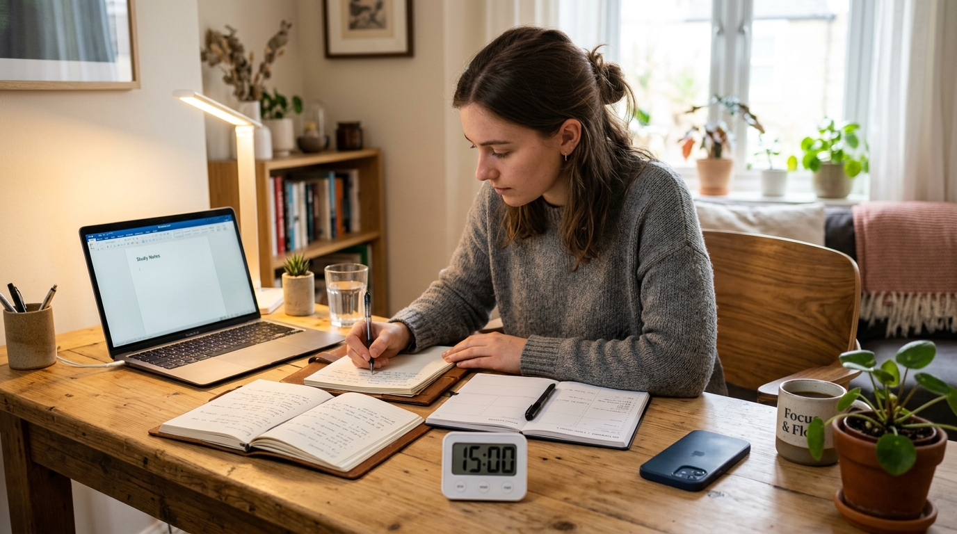 15-Minute Focus Timer Routine: How to Stop Checking Your Phone While You Study