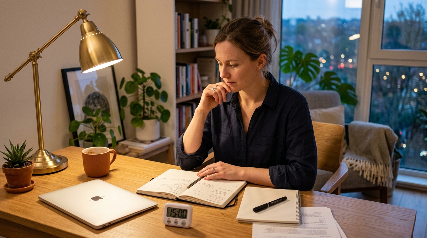 15-Minute Planner Reset: How to Set Today’s Study Priorities Without Feeling Overwhelmed