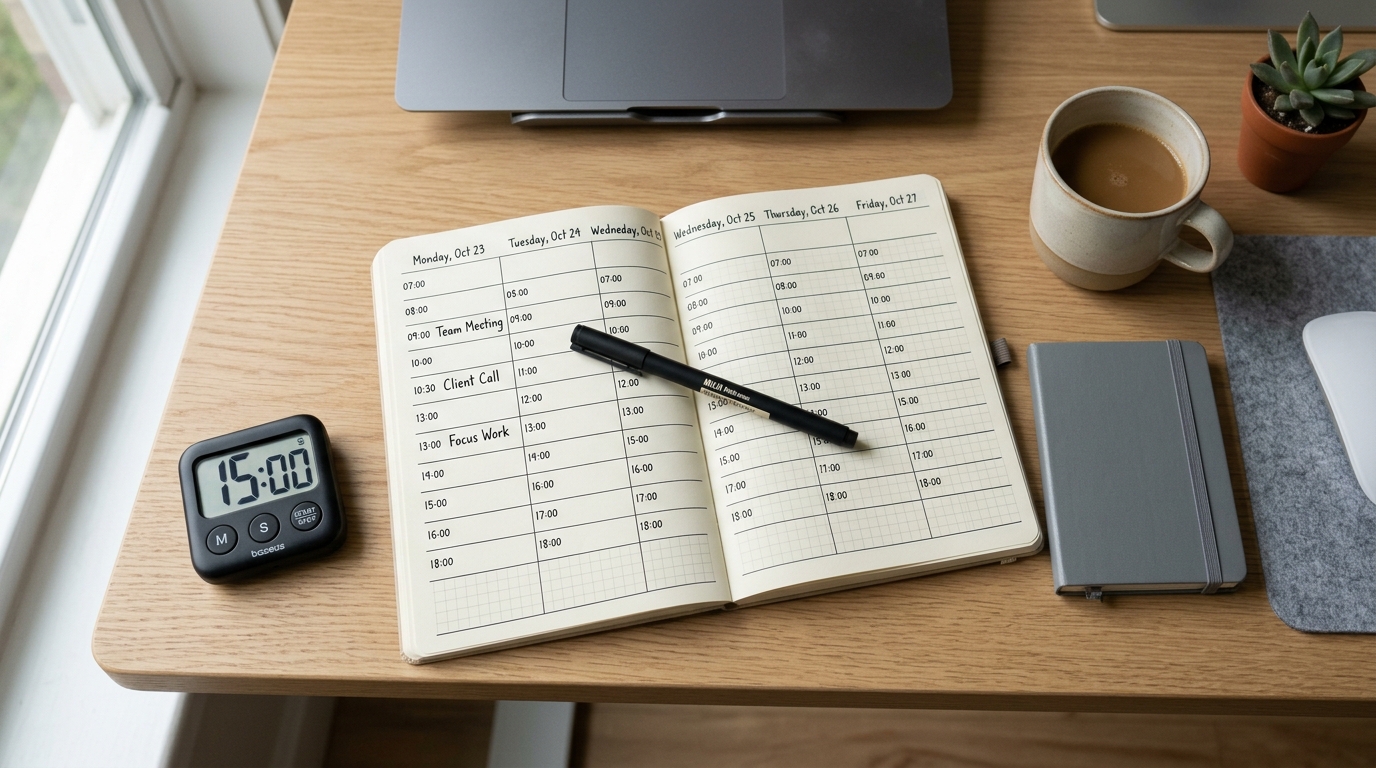 How to Build Weekly and Monthly Study Plans with 15-Minute Blocks